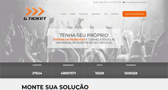 Desktop Screenshot of gticket.com.br
