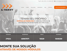 Tablet Screenshot of gticket.com.br